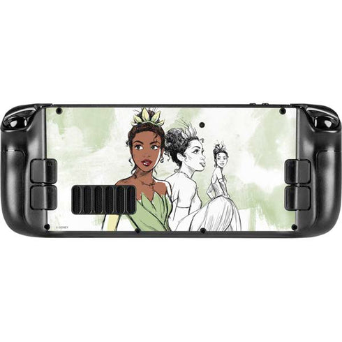Disney Princess Tiana Sketch Steam Deck Handheld Gaming Computer Skin